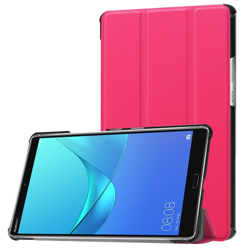 Huawei MediaPad M5 8 (8.4") Case - Tri-fold Leather Case - Pink