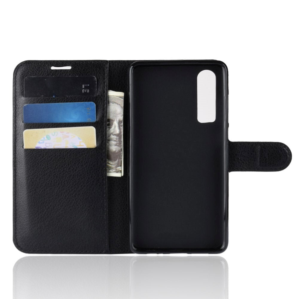 Huawei P30 Soft Pouch Wallet Case - Black