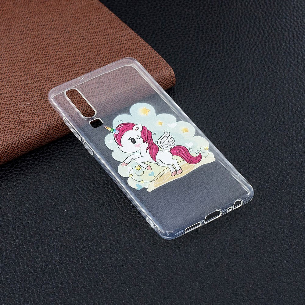 Huawei P30 Flexible Plastic Case - Unicorn