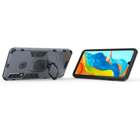 Huawei P30 Lite Tough Case w. Magnetic Kickstand Blue