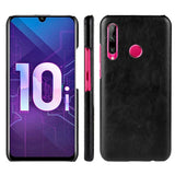 Honor 20 Lite Litchi Texture Plastic Case - Black