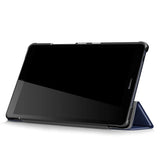 Huawei MediaPad M5 Lite 8 Tri-Fold Leather Case Dark Blue