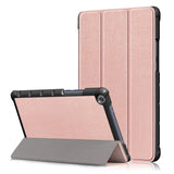 Huawei MediaPad M5 Lite 8 Tri-Fold Leather Case Rose Gold