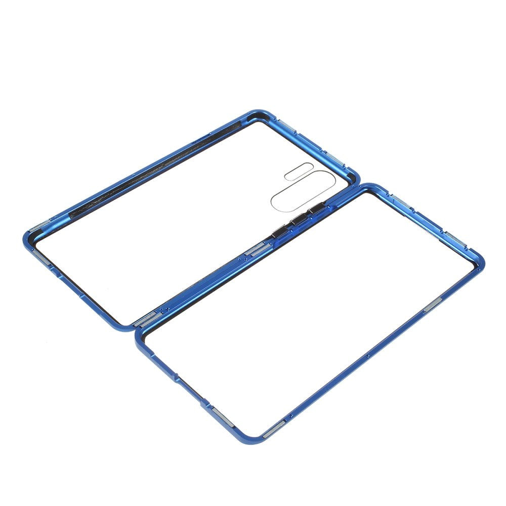 Huawei P30 Pro 360⁰ Magnetic Case w. Glass Back & Front - Blue