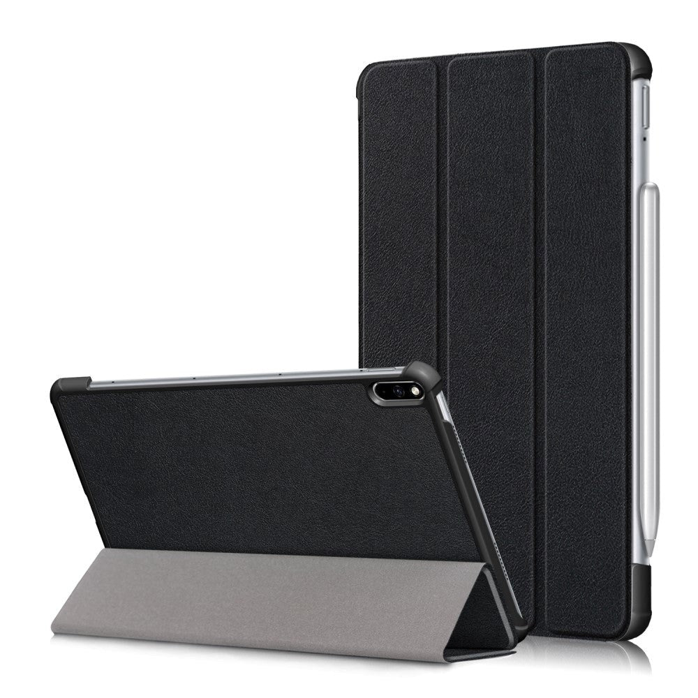 Huawei MatePad Pro 10.8 Tri-Fold Leather Case - Black