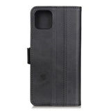 Huawei P40 Business Look Leather Wallet Case - Black