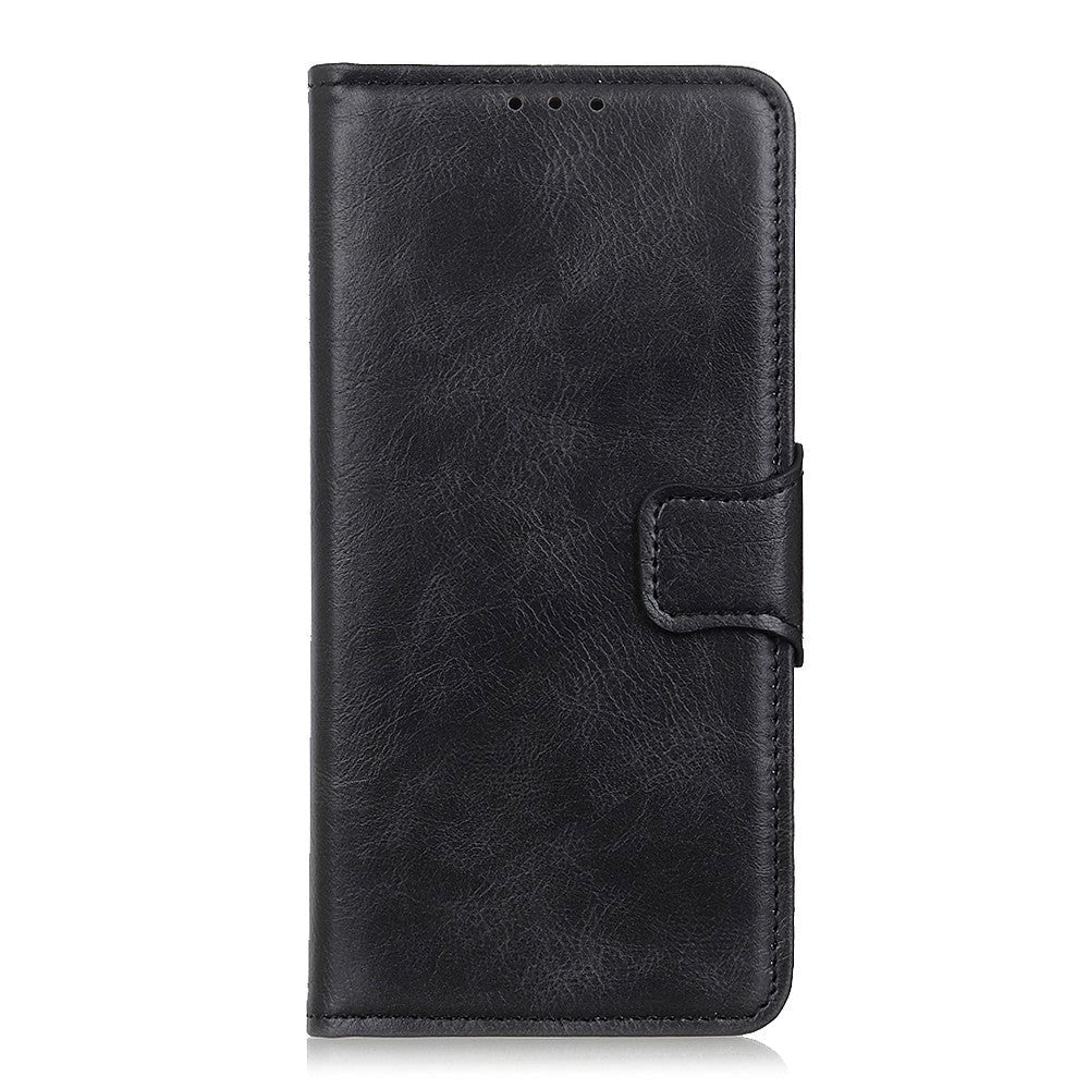 Huawei P40 Neutral Leather Wallet Case Black