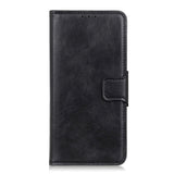 Huawei P40 Neutral Leather Wallet Case Black