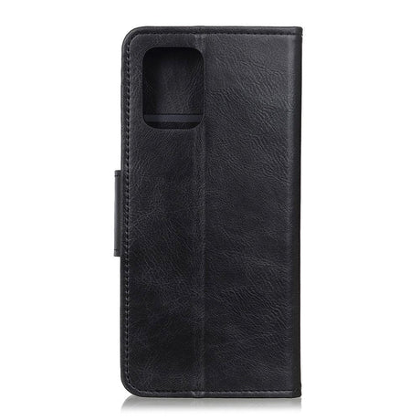 Huawei P40 Neutral Leather Wallet Case Black