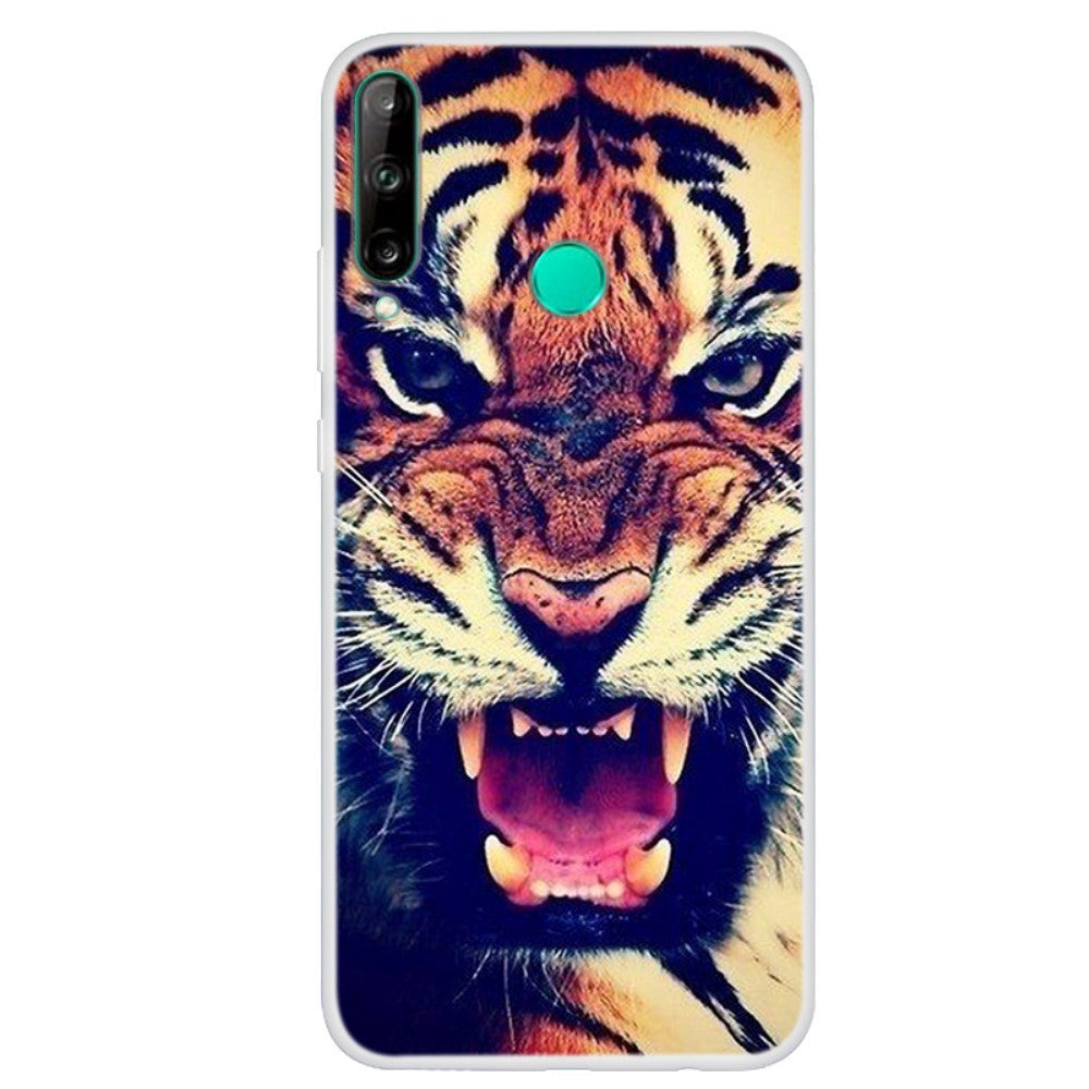 Huawei P40 Lite E Flexible Plastic Case - Tiger