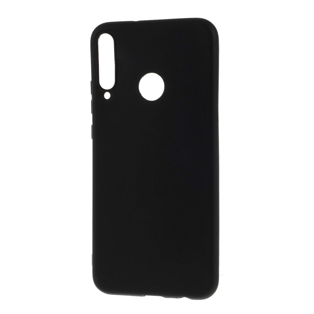 Huawei P40 Lite E Flexible Matte Plastic Case - Black