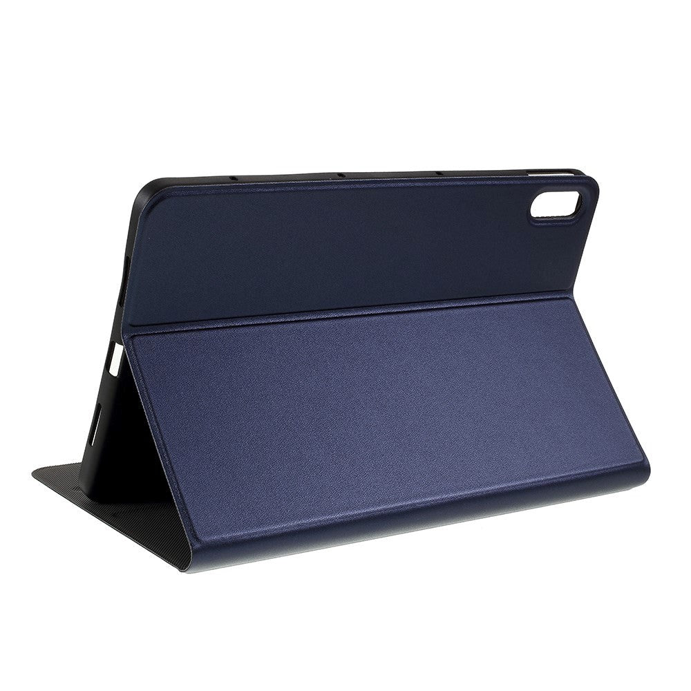 Huawei MatePad 10.4 Leather Case w. Stand - Dark blue