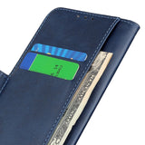 Huawei Y5p Retro Leather Wallet Case - Dark Blue