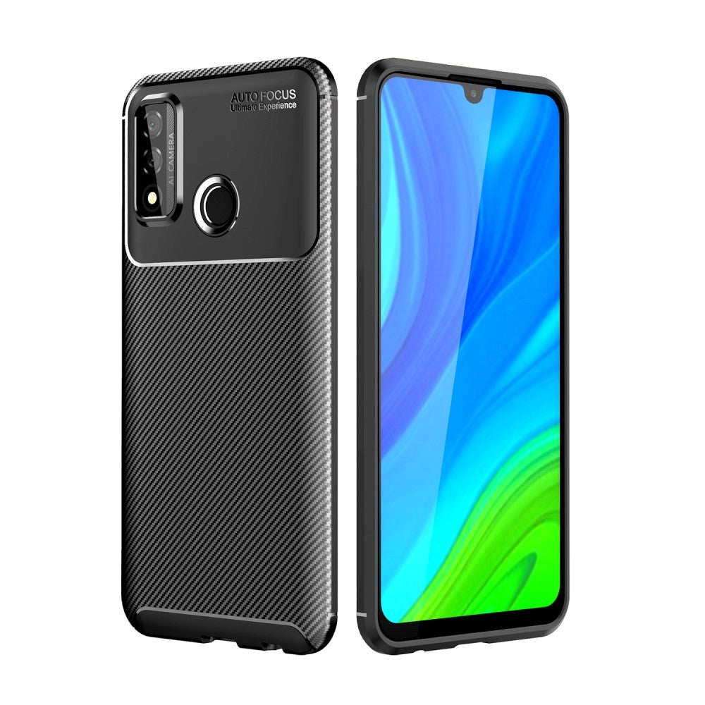 Huawei P Smart (2020) Carbon Fiber Case - Black