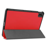 Huawei MatePad 10.4 Tri-Fold Leather Case - Red