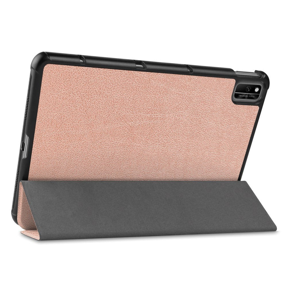 Huawei MatePad 10.4 Tri-Fold Leather Case - Rose Gold