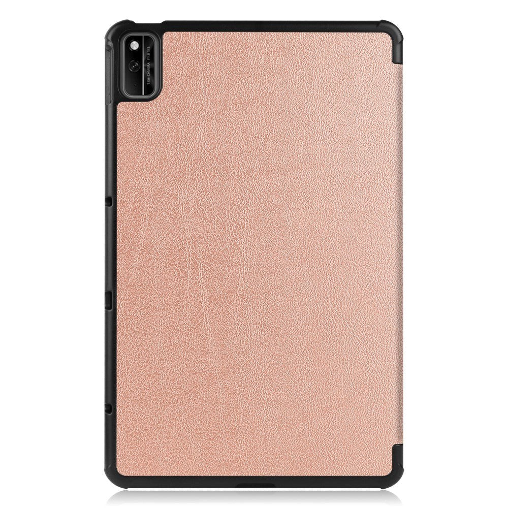 Huawei MatePad 10.4 Tri-Fold Leather Case - Rose Gold