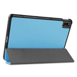 Huawei MatePad 10.4 Tri-Fold Leather Case - Light Blue