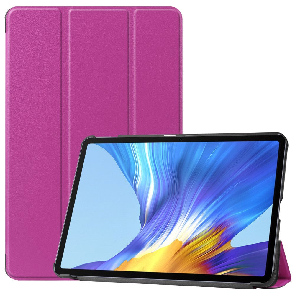 Huawei MatePad 10.4 Tri-Fold Leather Case - Purple