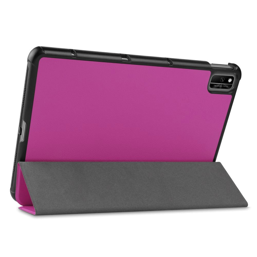 Huawei MatePad 10.4 Tri-Fold Leather Case - Purple