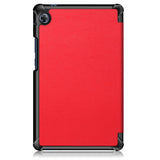 Huawei MatePad T8 8.0 Leather Case w. Tri-Fold - Red