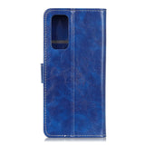 Huawei P Smart 2021 Shiny Leather Wallet Case - Blue