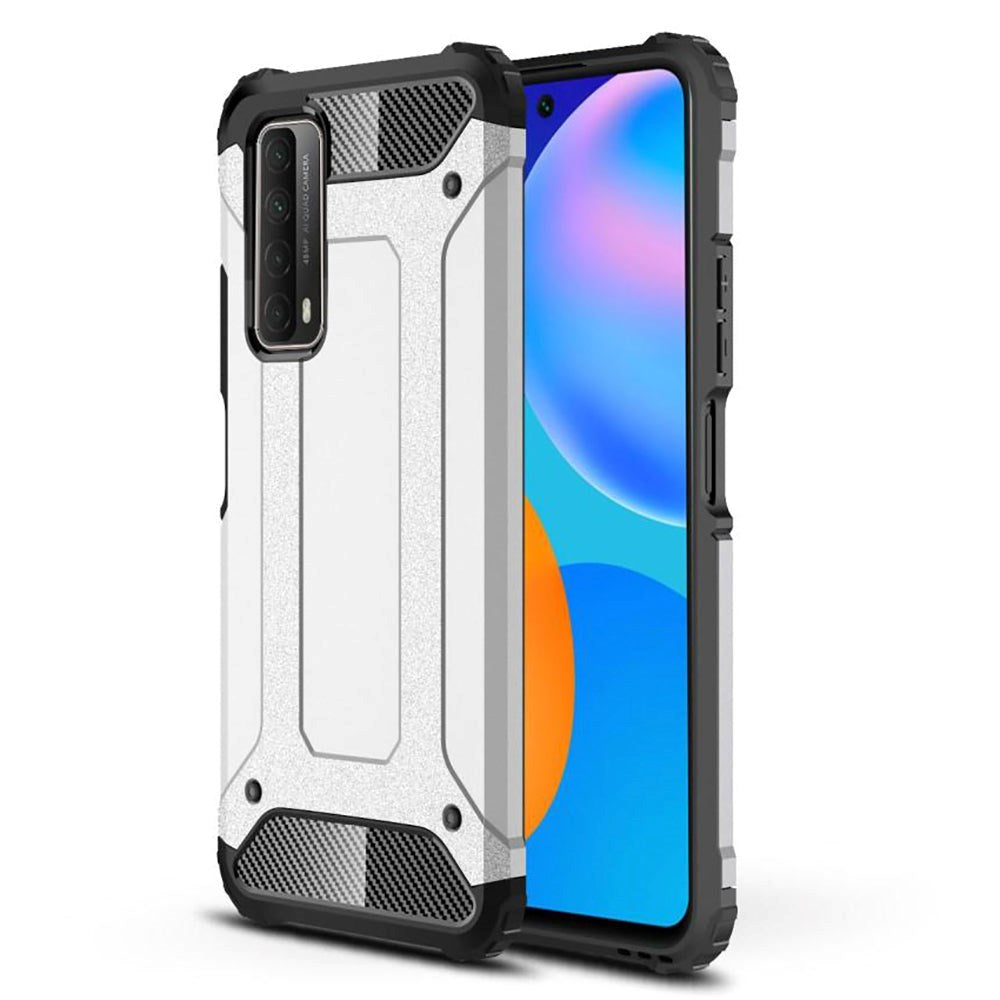 Huawei P Smart (2021) Armor Guard Tough Case - Silver