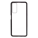 Huawei P Smart 2021 Magnetic Case w. Glass Front & Back - Black