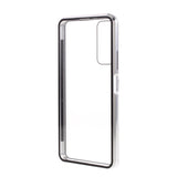 Huawei P Smart 2021 Magnetic Case w. Glass Front & Back - Silver