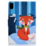 Huawei MatePad 10.4" Case w. Stand & Card Holder - Fox In Snow