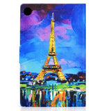 Huawei MatePad T10 / T10s Case w. Stand & Card Holder - Eiffel Tower