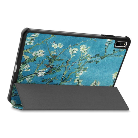 Huawei MatePad 11 Tri-fold Flip Case w. Sleep Function - Flower branches