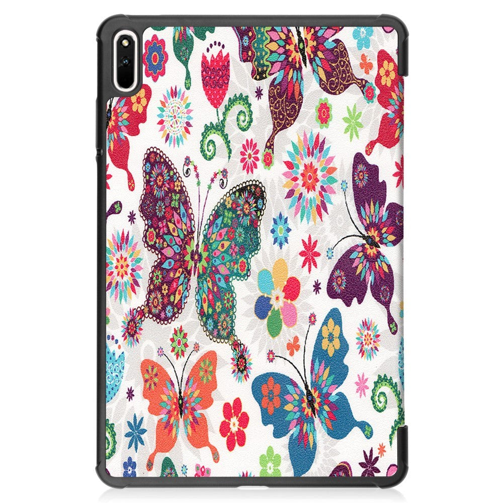 Huawei MatePad 11 Tri-fold Flip Case with Sleep Function - Butterflies