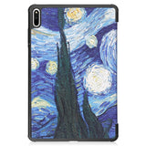 Huawei MatePad 11 Tri-fold Flip Case with Sleep Function - Oil painting