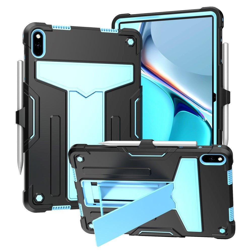 Huawei MatePad 11 Tough Case w. Kickstand & Pen Holder - Black & Blue