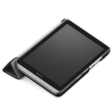 Huawei Mediapad T3 7" Case - Classic Tri-fold Leather Case Black