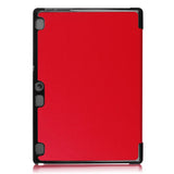 Lenovo Tab 10 (TB-X103F) Case - Tri-fold Leather Case - Red