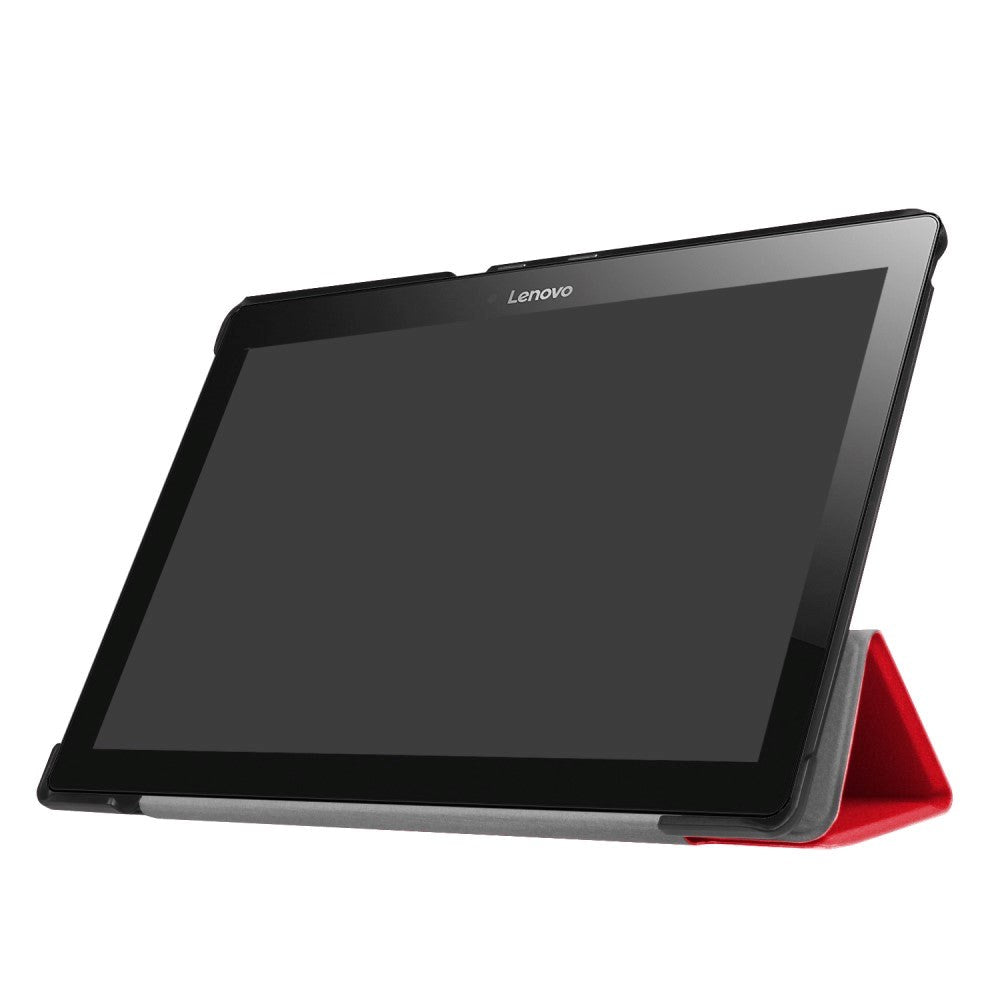 Lenovo Tab 10 (TB-X103F) Case - Tri-fold Leather Case - Red