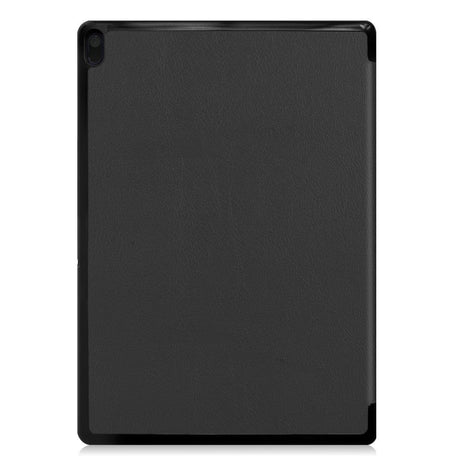 Lenovo Tab E10 Leather Case w. Tri-fold Stand - Black