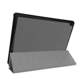 Lenovo Tab E10 Leather Case w. Tri-fold Stand - Grey