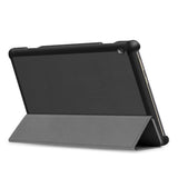 Lenovo Tab M10 HD 10.1" (TB-X505F) / FHD 10.1" (TB-X605) Case - Tri-fold Leather Case - Black