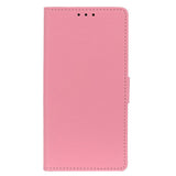 Motorola Moto G8 Plus Leather Wallet Case Pink