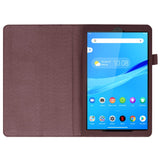 Lenovo Tab M8 (2nd Gen.) 8" Litchi Leather Case with Stand Function & Magnetic Lock - Brown