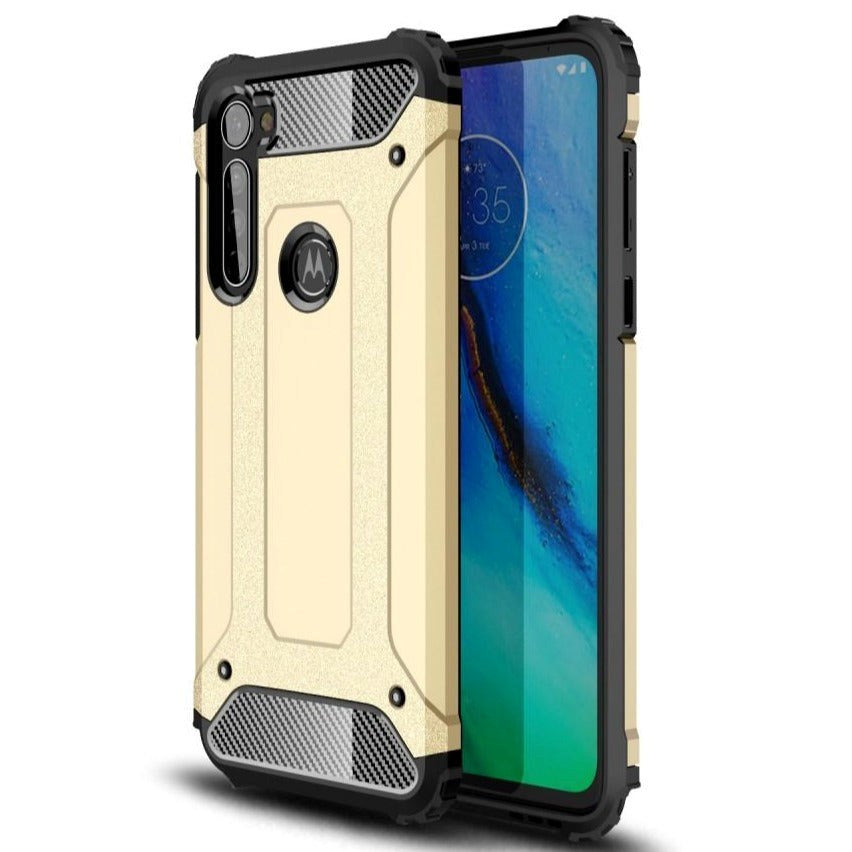 Motorola Moto G Pro Armor Guard Hard Tough Case - Gold