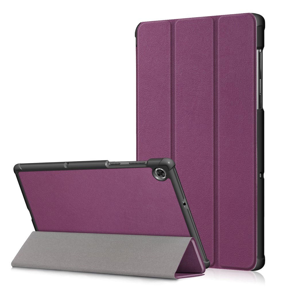 Lenovo Tab M10 FHD Plus 10.3" (TB-X606) Tri-Fold Leather Case - Purple