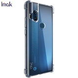 Motorola Moto One Hyper IMAK Shock Resistant Plastic Case w. Protective film - Transparent