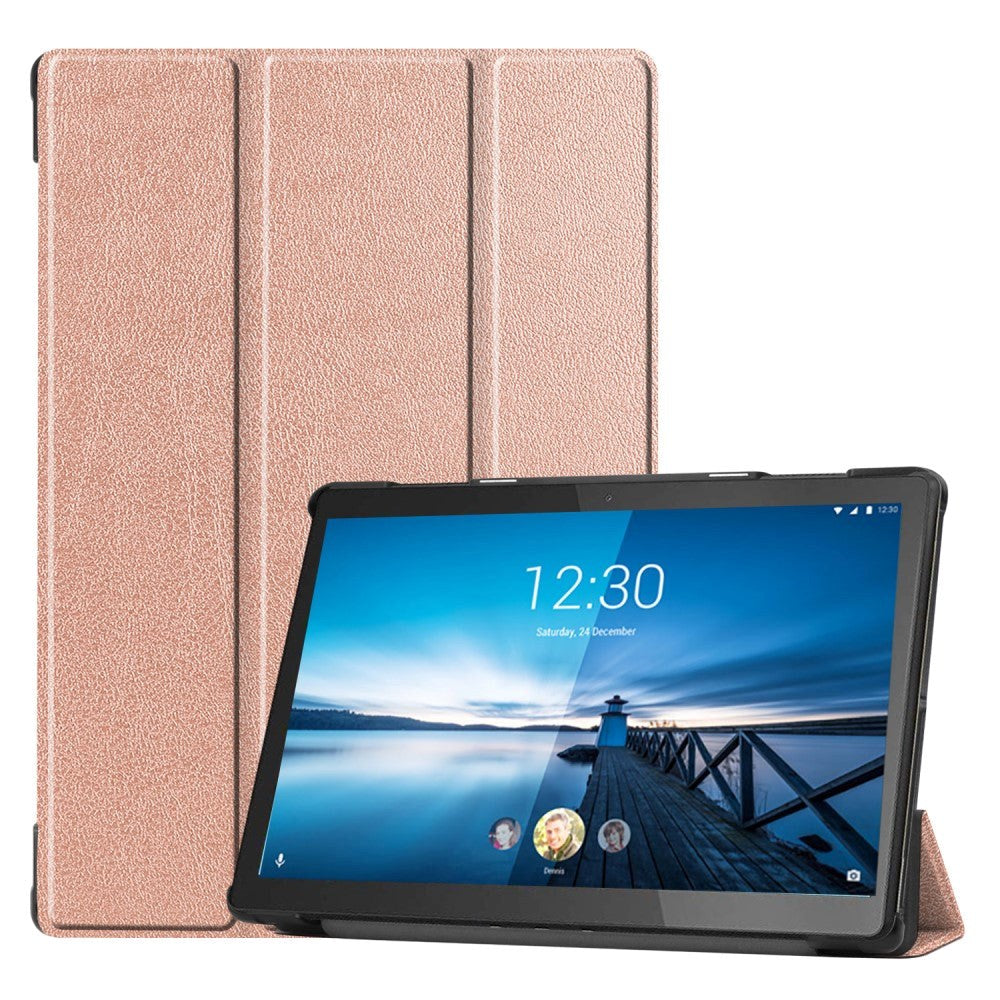 Lenovo Tab M10 FHD REL (TB-X605FC / LC) Flip Case with Tri-fold - Rose Gold