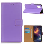 Motorola Moto G9 Plus Wallet Leather Case - Purple