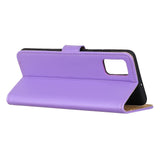 Motorola Moto G9 Plus Wallet Leather Case - Purple