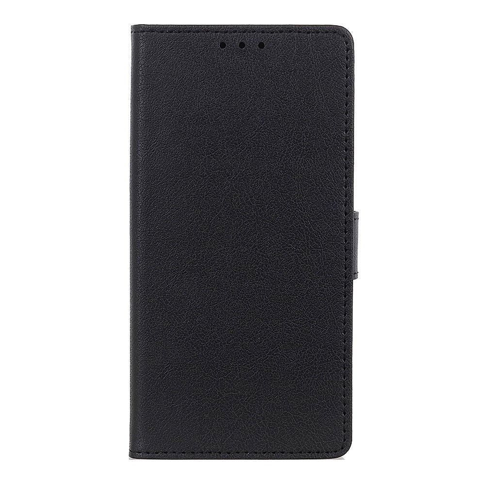 Motorola Moto E32 / E32s Leather Wallet Case - Black